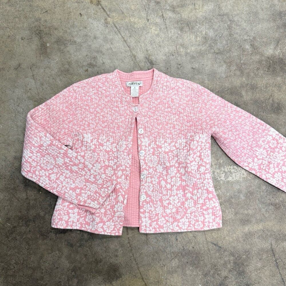 Vintage y2k coquette cottagecore quilted floral jacket